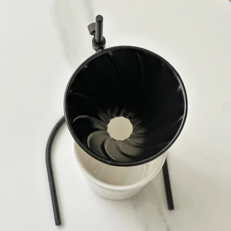 Hot Adjustable Drip Filter Cup Holder，Coffee Hand Cup Holder, Ceramic Filter Cup, Coffee Hand Cup Set, Household Coffee Utensil Zpaxo