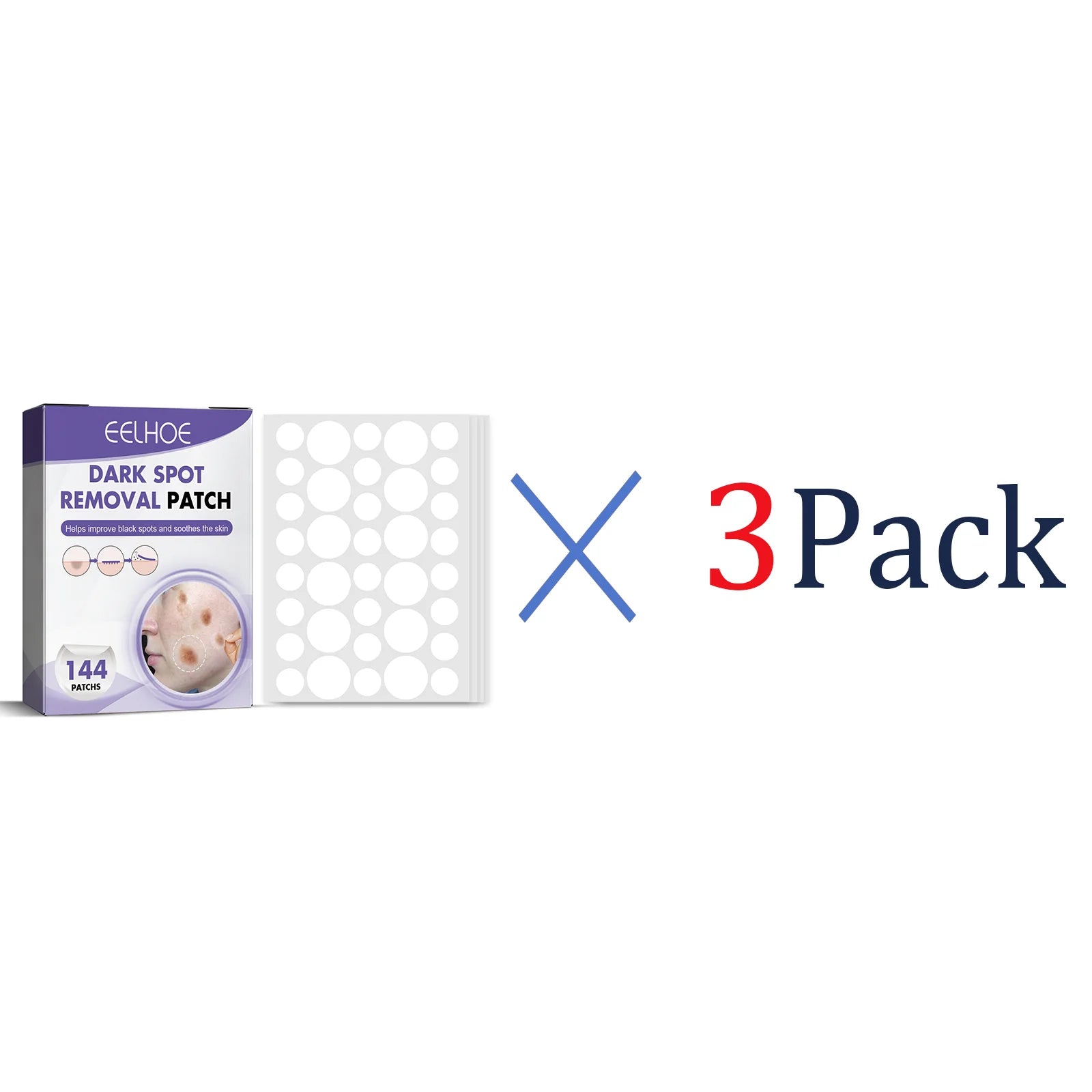 144Pcs EELHOE Hydrocolloid Face Removal Patch Niacinamide Vitamin C Smooth Skins Improve Cleansing Brightening Skin Shrink Zpaxo 432 Pcs