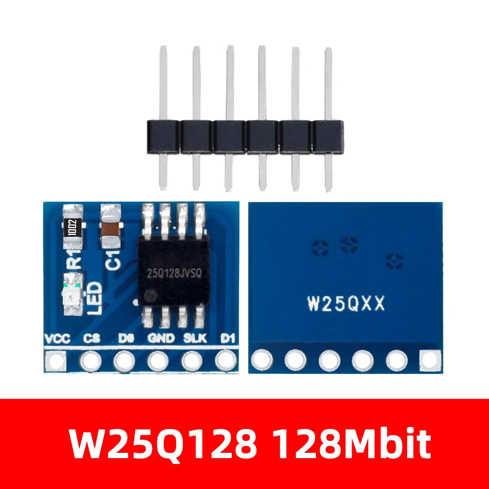 W25Q128 W25Q64 W25Q32 32bit 64bit 128Mbit 8MByte FLASH Norflash Zpaxo W25Q128