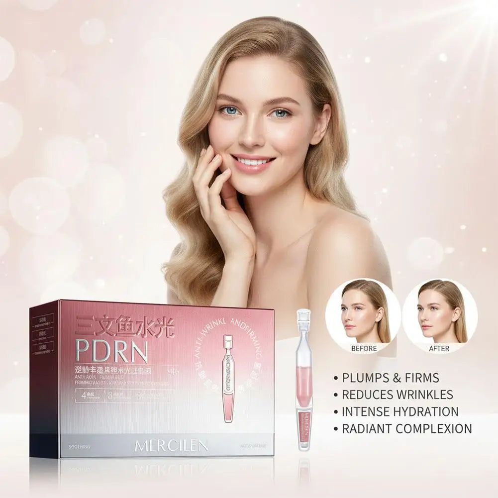 30pcs PDRN Firming Water Light Energy Injection essence Smoothing Skin Oil Control Pore Refining Skin Rejuvenation Essence Zpaxo