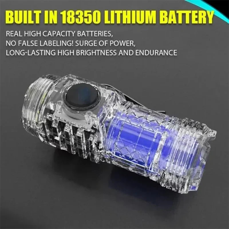 POCKETMAN Mini LED Flashlight B1G1 Free – 5 Modes, USB-C