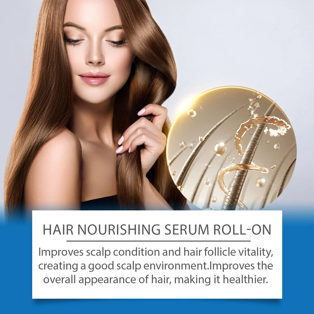 Rosemary Hair Growth Roller Serum | Scalp & Follicle Essence Hair Growth Serum Zpaxo
