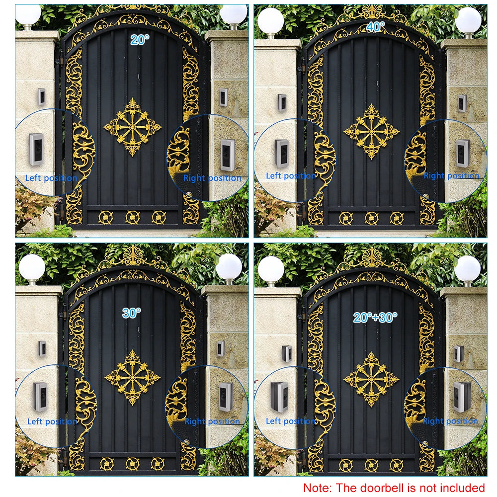 Bracket Adjustable Angle Doorbell Bracket for Ring Video Doorbell Pro More Angle Choices for Video Doorbell Zpaxo