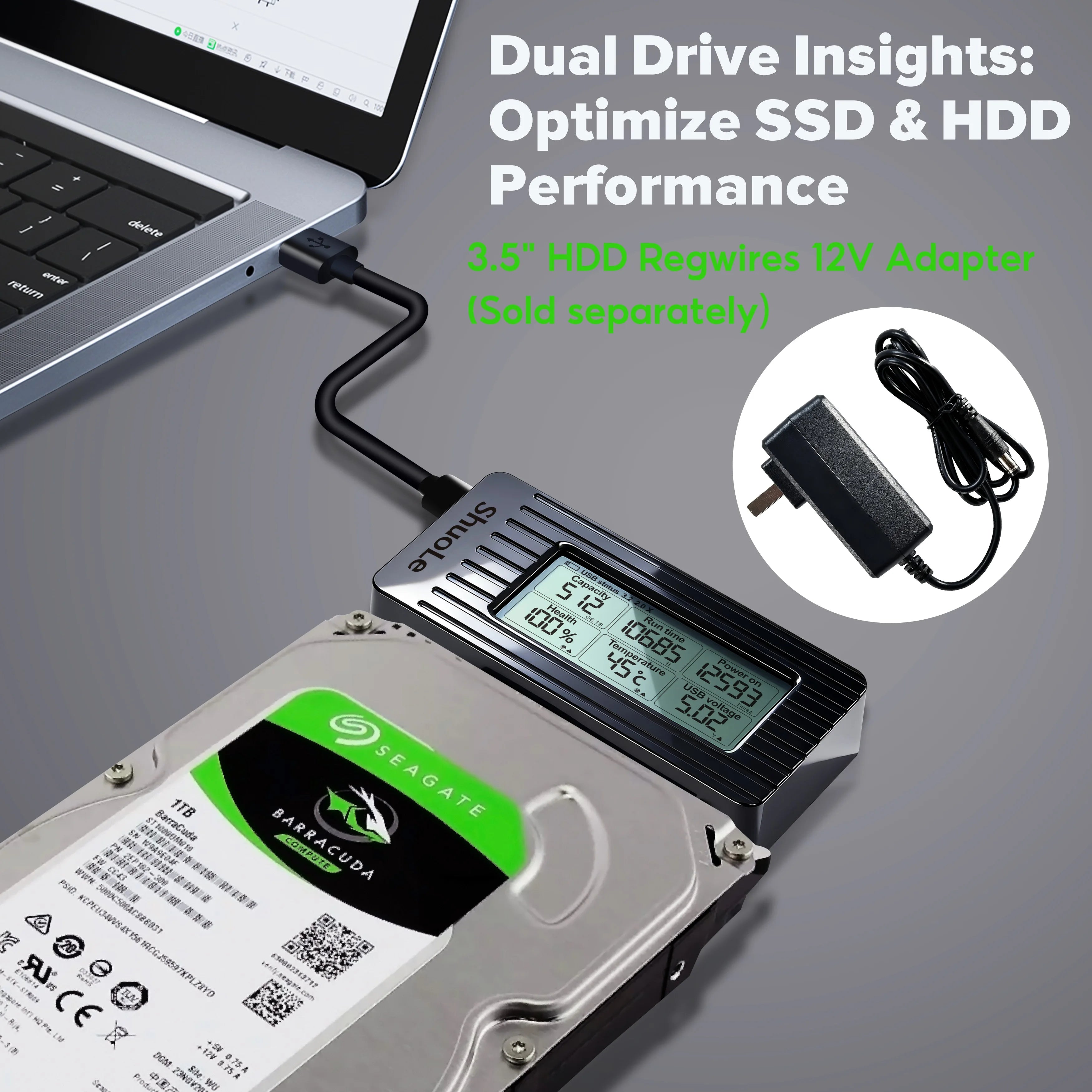 USB to SATA Adapter Converter Cable USB 3.2 3.0 to SATA Converter for 2.5 Inch SSD HDD Hard Drive External adaptador Accessories Zpaxo