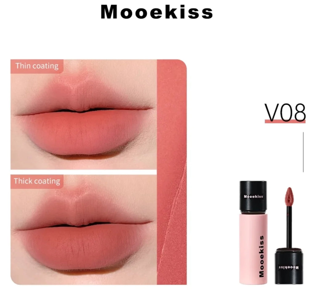 Mooekiss Matte Lipstick Smooth Long Lasting Multi-use Lips Cheeks