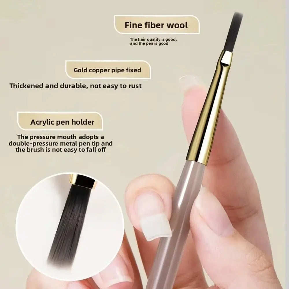 Durable French Plaid Nail Art Pen Professional Detail Liner Brushes Zpaxo