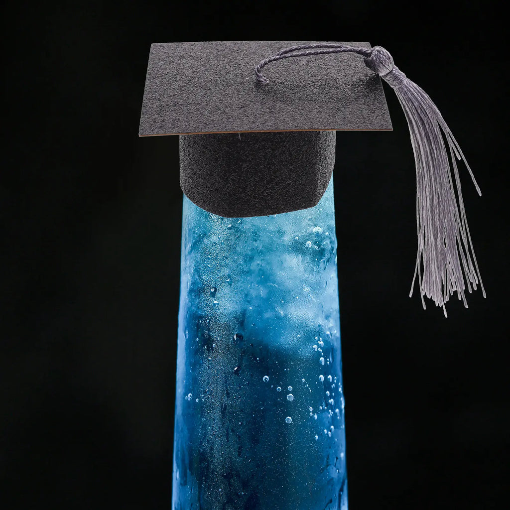 Party Decoration Goblet Cover Mini Graduation Hat Design Wine Glass