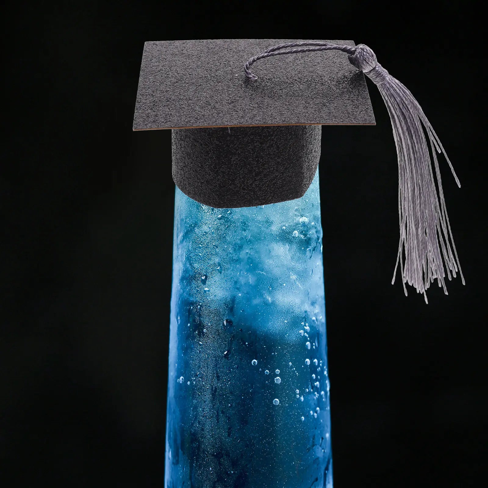 Party Decoration Goblet Cover Mini Graduation Hat Design Wine Glass