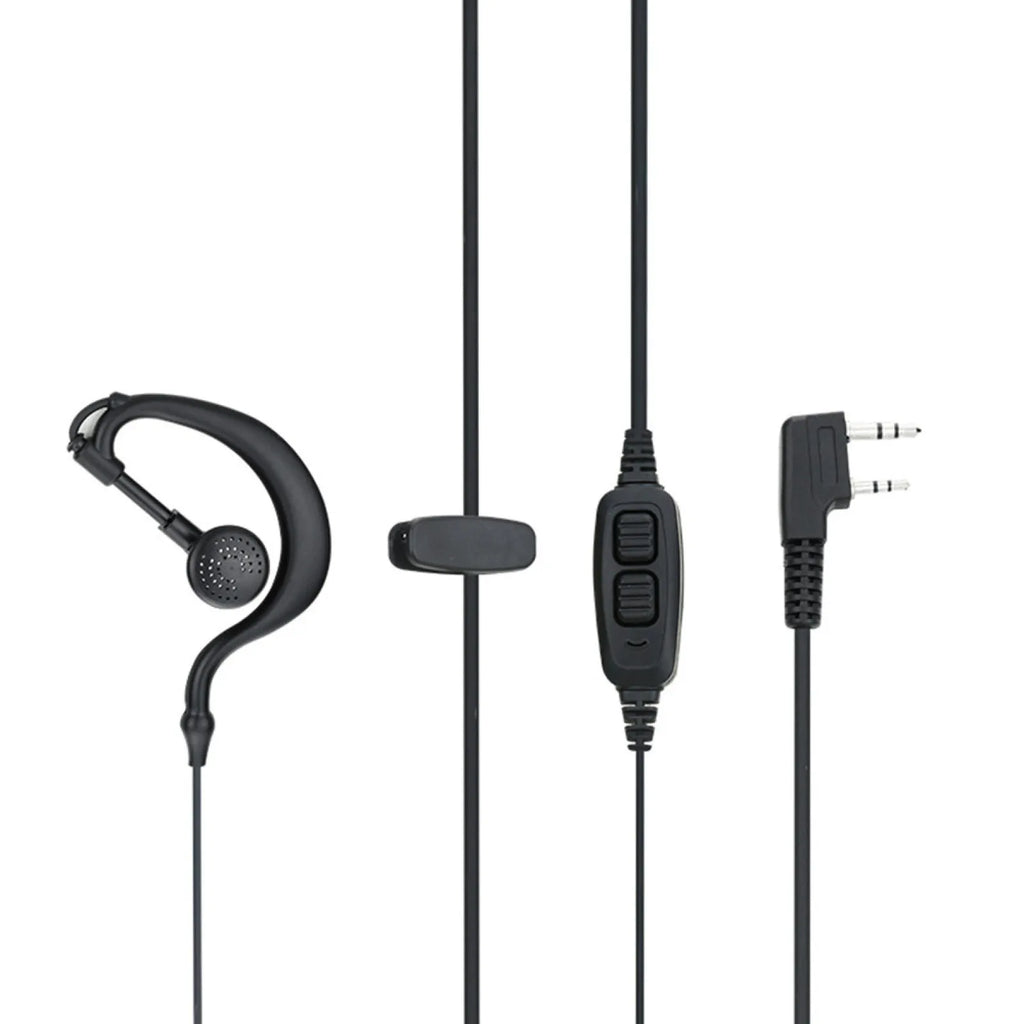 Dual PTT Headset Earphone Microphone Baofeng BF-UV5R UV82 UV82L UV-89