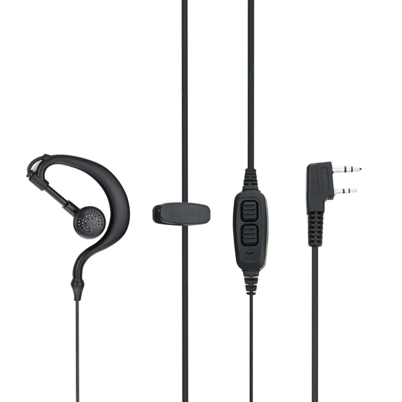 Dual PTT Headset Earphone Microphone Baofeng BF-UV5R UV82 UV82L UV-89