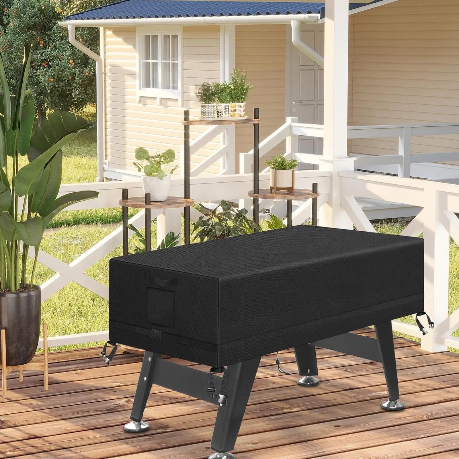 Dustproof Football Table Cover Waterproof 210D Heavy Fabric Outdoor