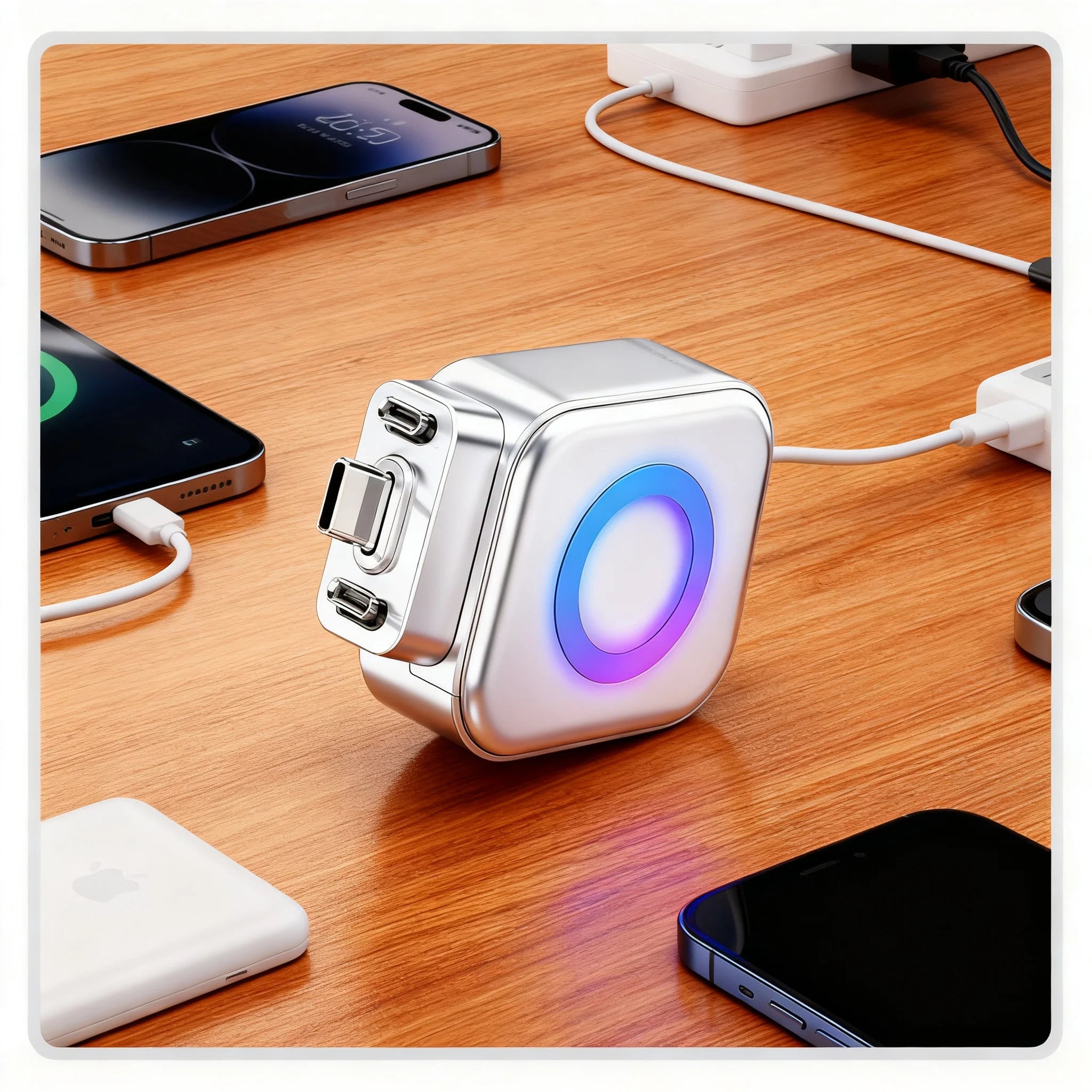 140W AI USB-C Auto Cut-Off Charging Protector | Overcharge Guard USB Charging Protector Zpaxo