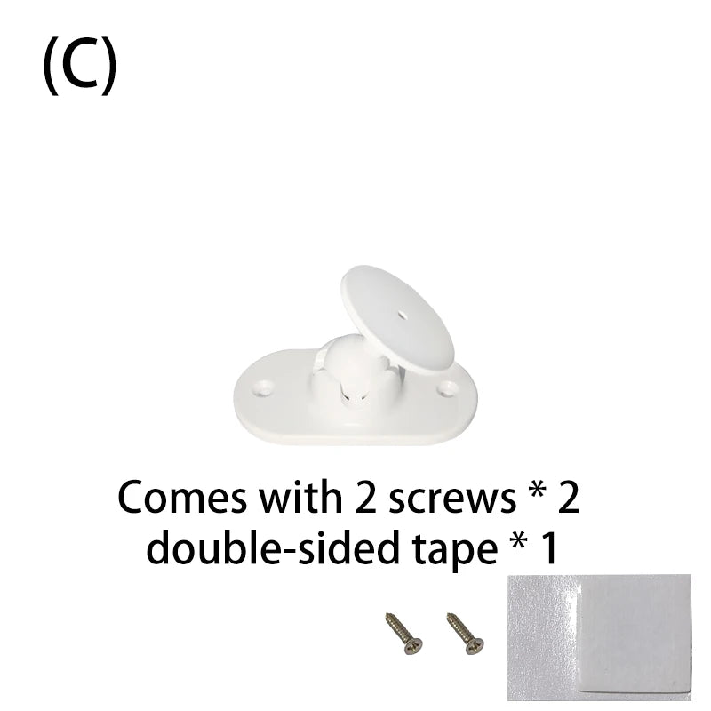 Bracket Holders & Stands For Wall Mount Smart Mmwave Radar Presence/PIR Motion Sensor Desk Accessories Multi Angle Rotatable Zpaxo