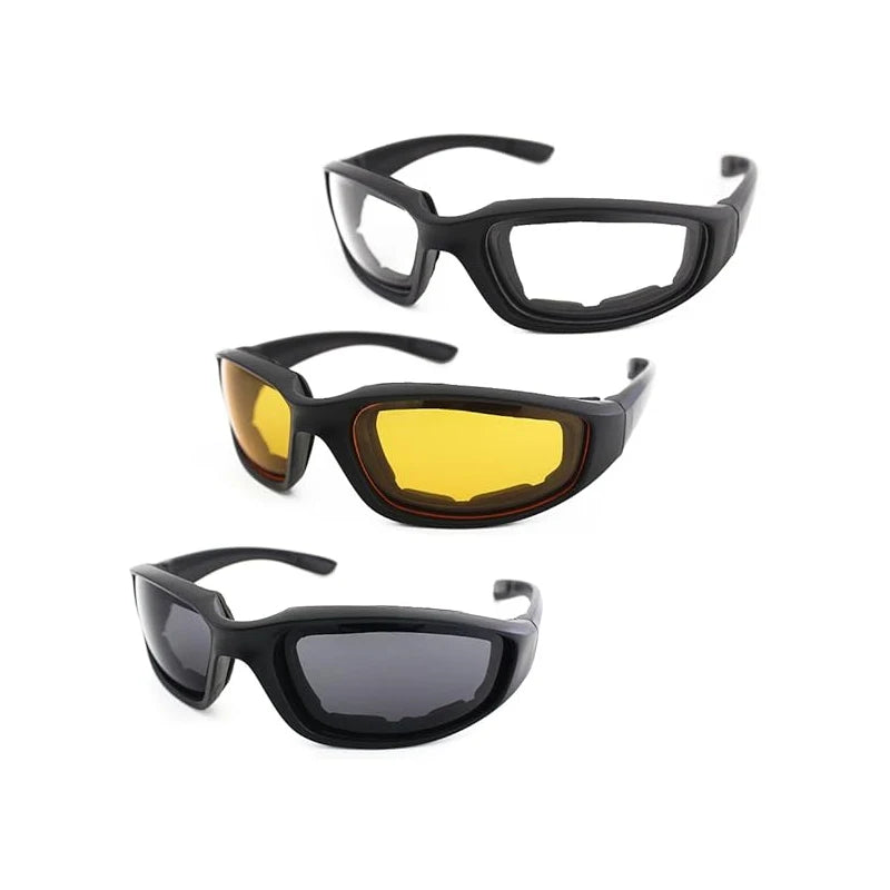 Men's Retro Anti-UV Motorcycle Goggles Padded Comfortable Outdoor Ski