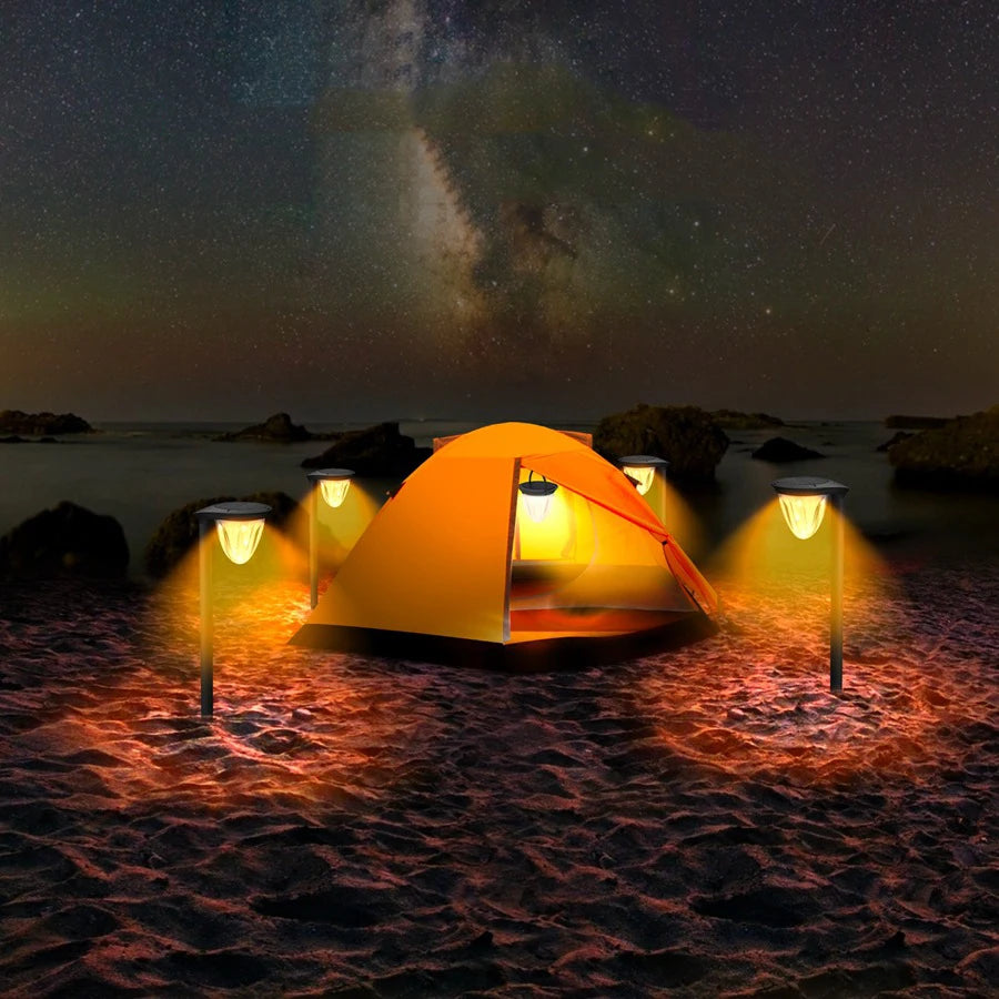Solar Lights Outdoor Waterproof Garden 1 Powered LED Lamp Decorative Zpaxo