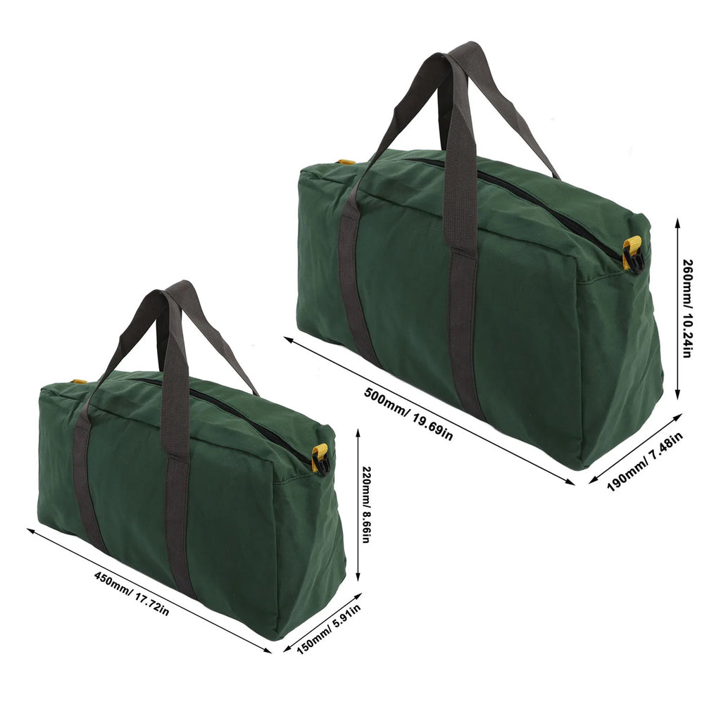 Tool Tote Material Heavy Duty Hand Storage Bag Wide Mouth Portable