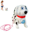 1/2PCS Toy Dog Adorable Dalmatian Interactive Light Electric Musical Puppy Bionic Walking Dynamic music for Small Babies Infant Zpaxo 1PC
