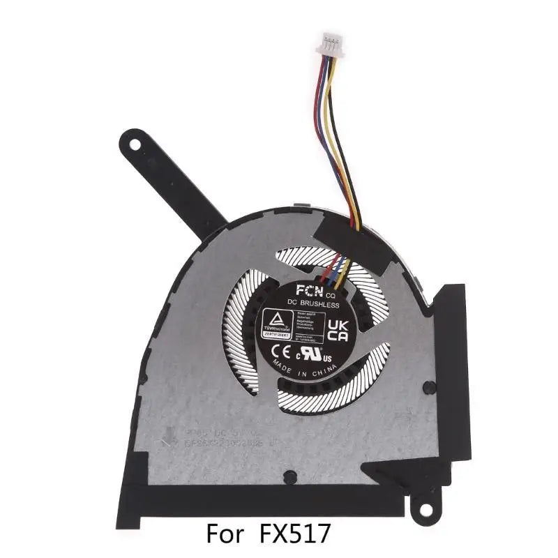 652F Replacement Laptop Cooling Fan 5V 4pin 4-wires Radiator for TUF F15 Zpaxo