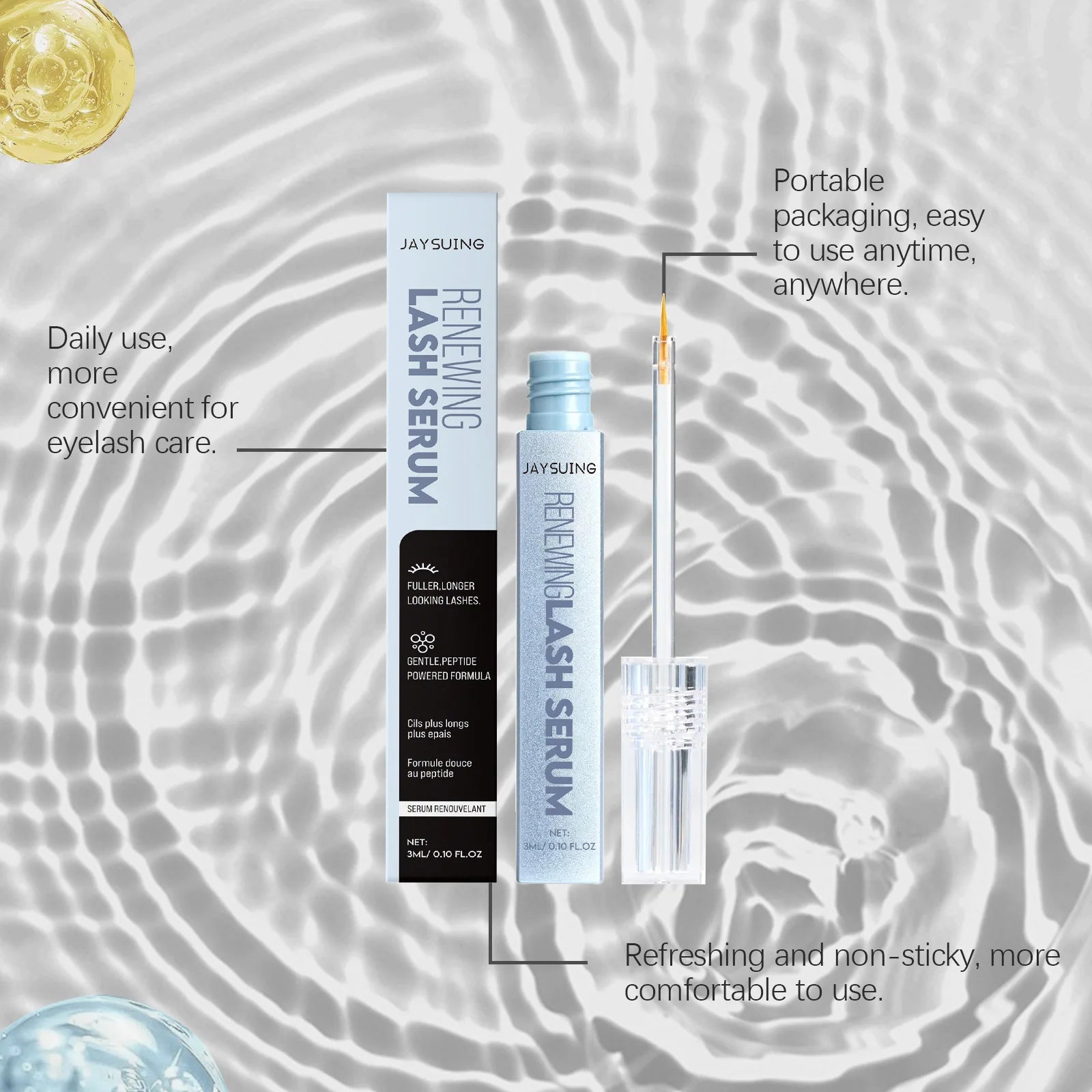 Jaysuing Eyelash Growth Serum – Longer, Fuller, Thicker Lashes Eyelash Growth Serum Zpaxo