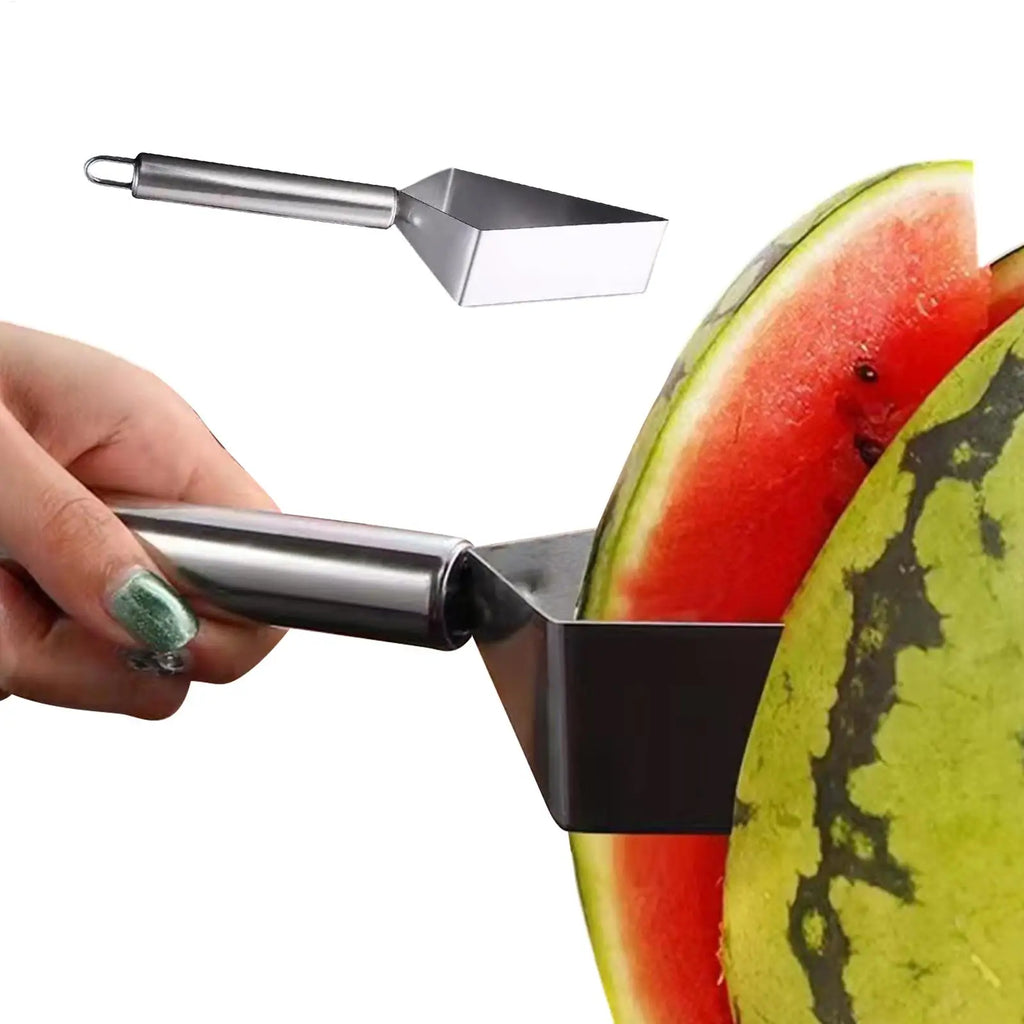 Stainless Steel Triangular Watermelon Slicer & Cutter Tool Fruit Slicer Tool Zpaxo