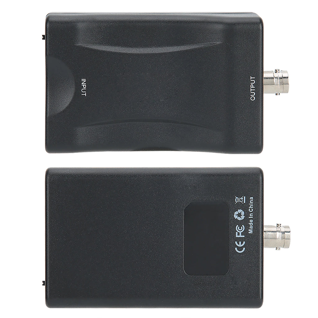 Black HDMI BNC Video Converter Compatible PAL NTSC Systems DVD