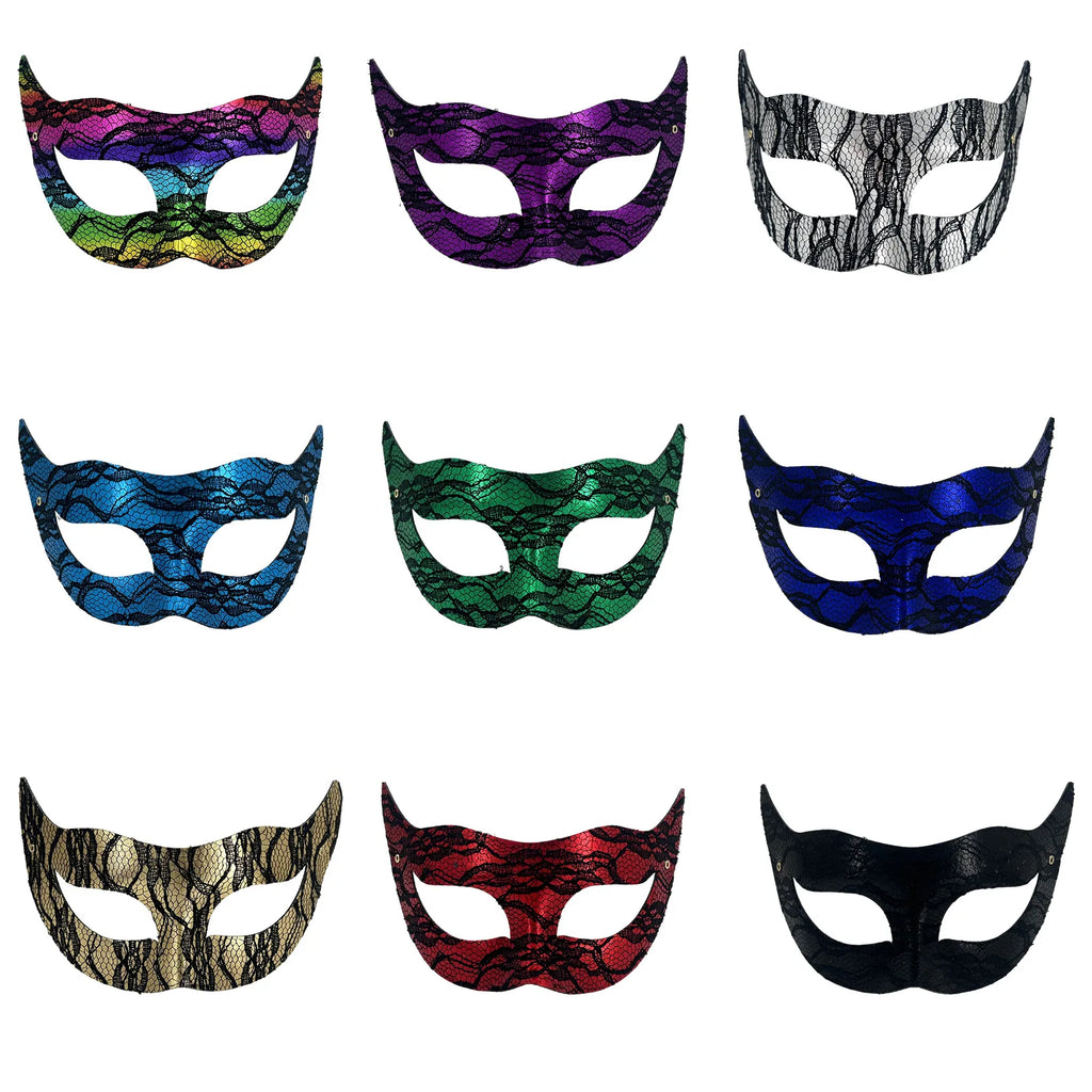 PVC Princess Half-Face Masquerade Mask – Halloween & Carnival