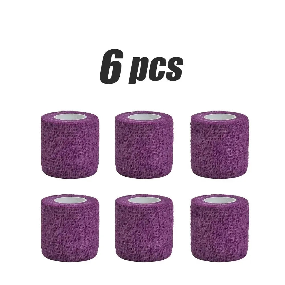 6-Pack Self-Adhesive Elastic Bandage Wrap – Sport Cohesive Tape