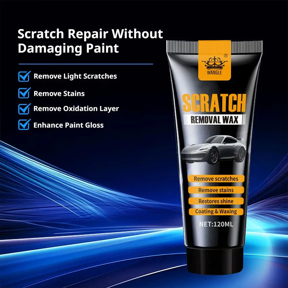 Car Paint Scratch Remover & Repair Wax Kit 120g | With Sponge Car Scratch Repair Wax Zpaxo