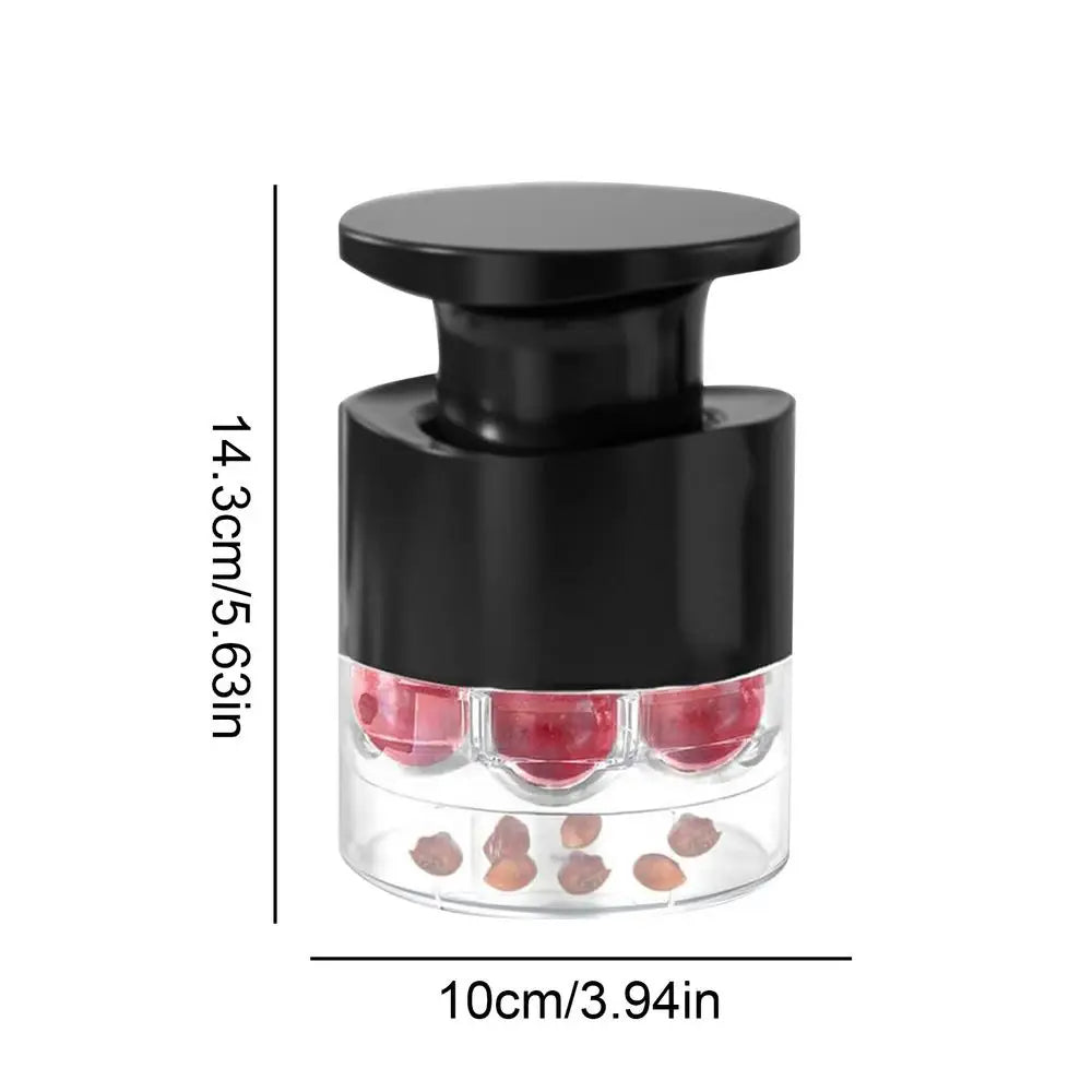 Easy-press Cherry Pitter 7 Holes Olive Seed Squeeze Tool Stoner Zpaxo Black