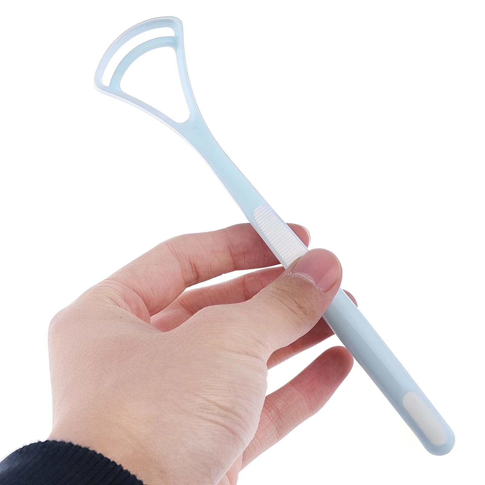 Soft Tongue Scrapers Gentle Cleaning Brush Oral Hygiene Zpaxo