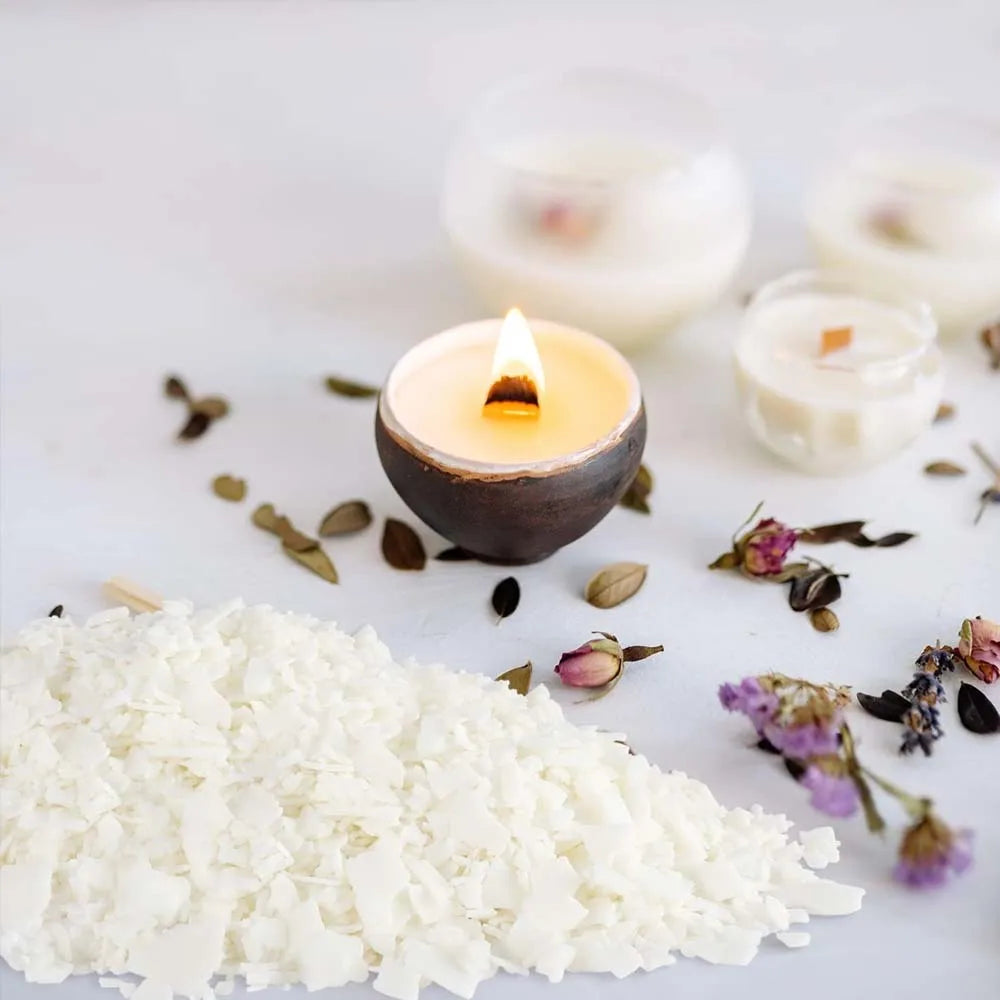 Natural Soy Wax Flakes 200g – Premium Candle Making Wax Candle Making Wax Zpaxo