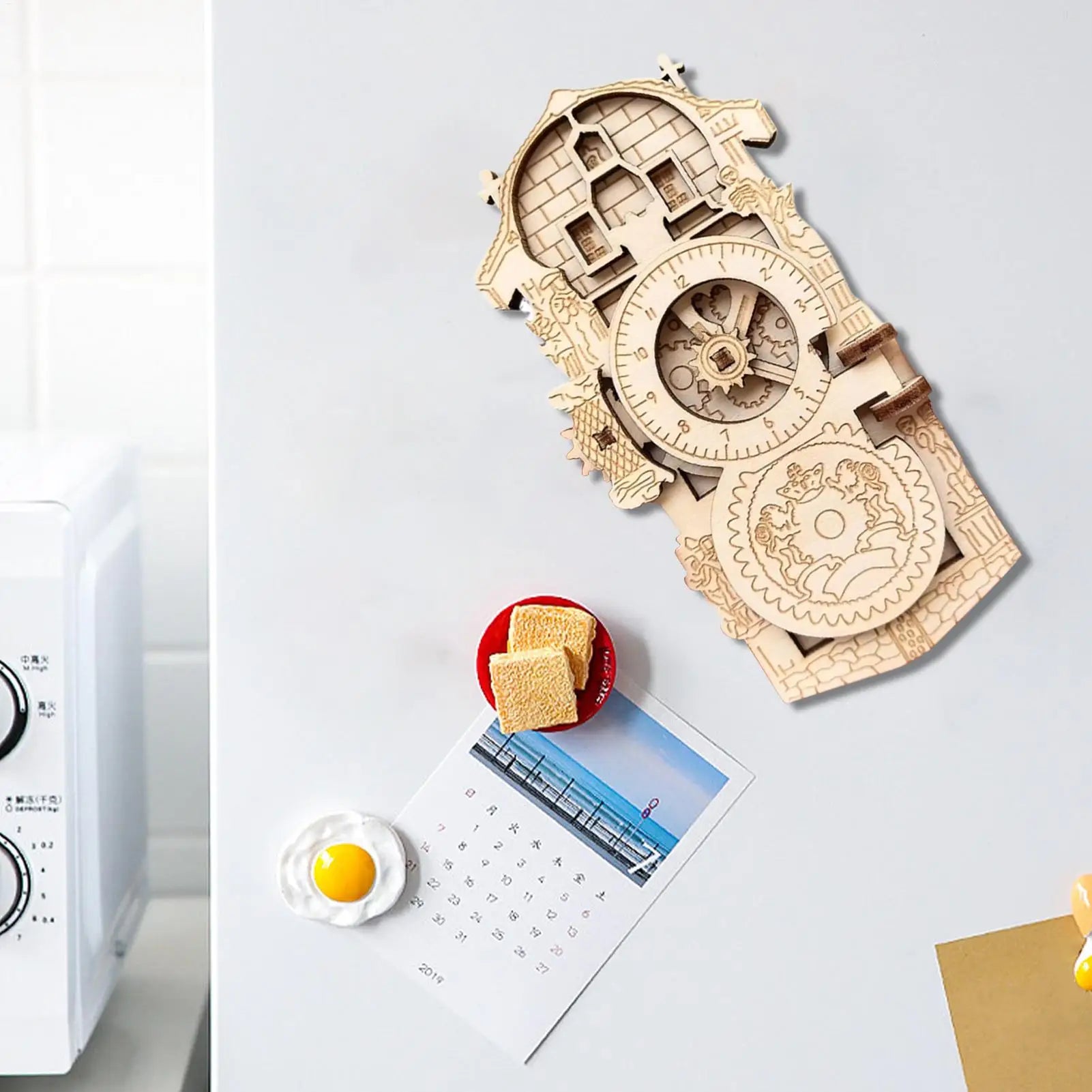 Fridge Magnets Astronomical Clock Tourism Collection Magnets Cultural Travel Souvenirs for Homeowners Photography Hobbyists Zpaxo