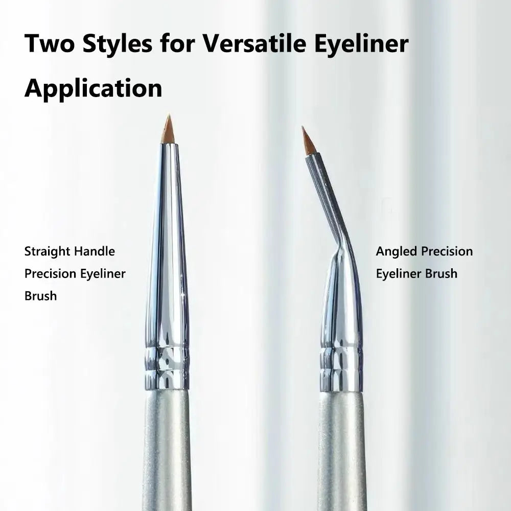 Precise Application Bent Liner Makeup Brushes Makeup Tool Angled Design Angled Eyeliner Brush Cosmetic Brush Eye Brow Tool Zpaxo