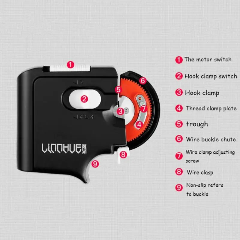 Electric Automatic Fishing Hook Tier – Portable Line Tying Tool