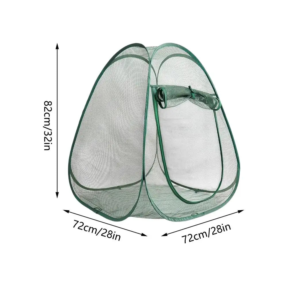 Mesh Plant Cover Popup Garden Net 72x72x82cm Portable Crop Cage