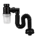 Flexible Drain Pipe Wash Basin Pipe Sink Sewer Drain Pipe Tube Anti Odor Drain Hose Extension Tube For Kitchen Cabinet Bathroom Zpaxo P type China Mainland