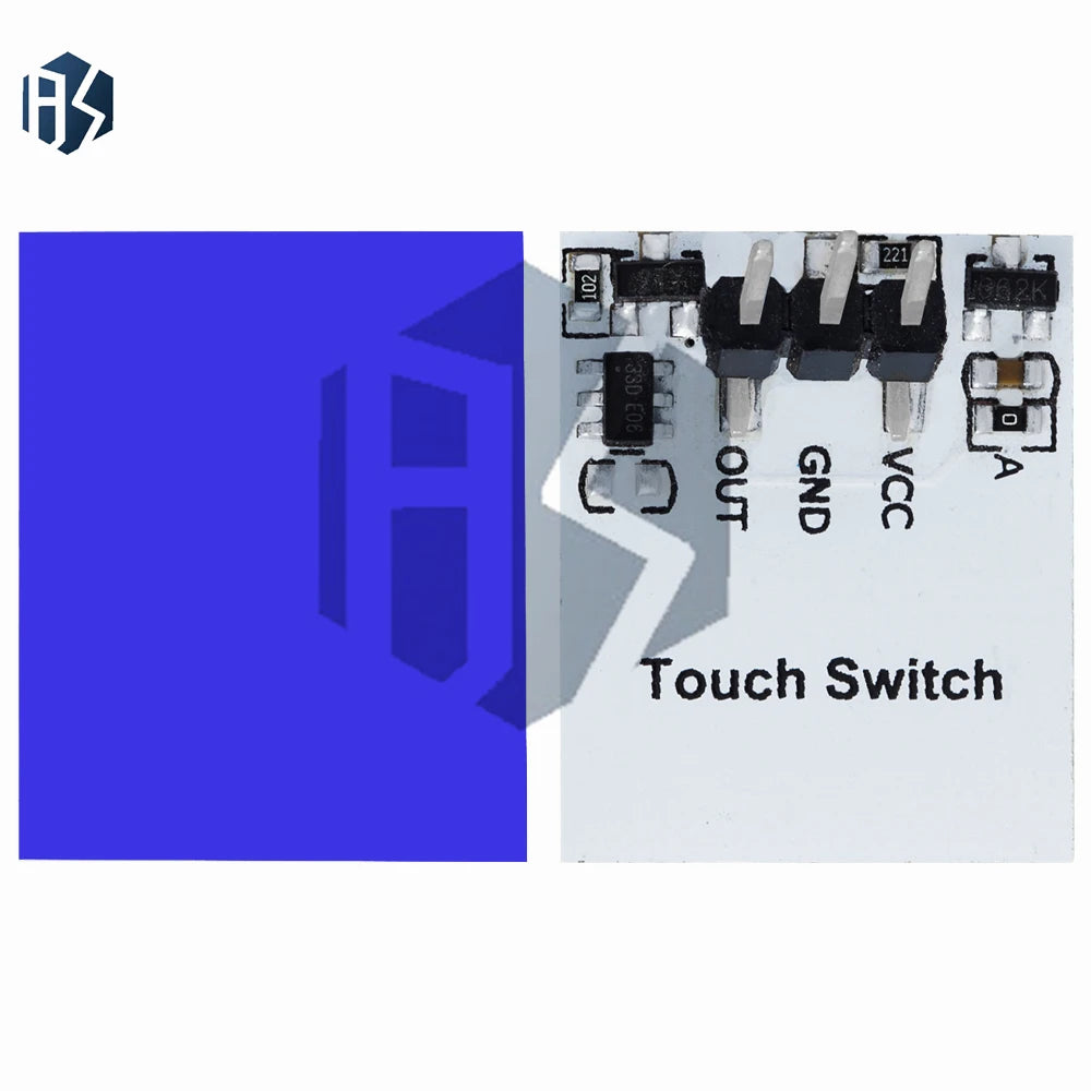 HTTM Capacitive Touch Switch Module, 2.7V-6V High Anti-Interference Touch Sensor with LED Indicator for DIY Electronic Projects Zpaxo