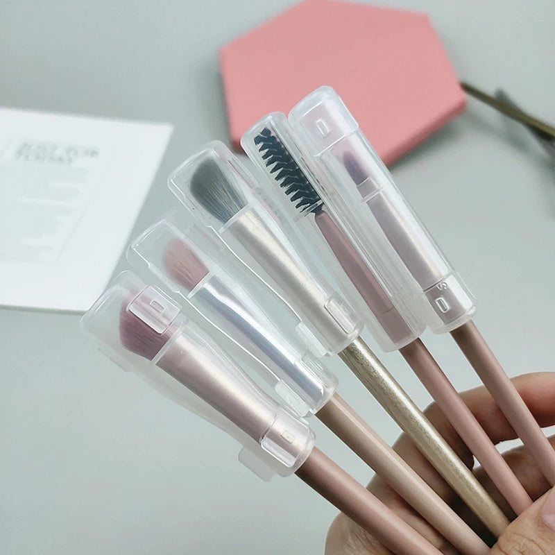 Makeup brush dust protection cover anti-frying wool protective storage tool portable waterproof plastic Zpaxo