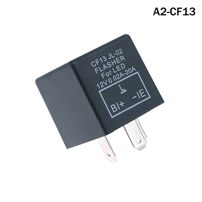 CF13 CF14 3-Pin 12V LED Turn Signal Flasher Relay | Universal