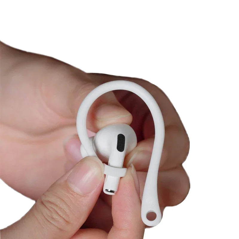 Silicone Ear Hooks for AirPods 1 2 3 Pro – Anti-Drop Sport Grip