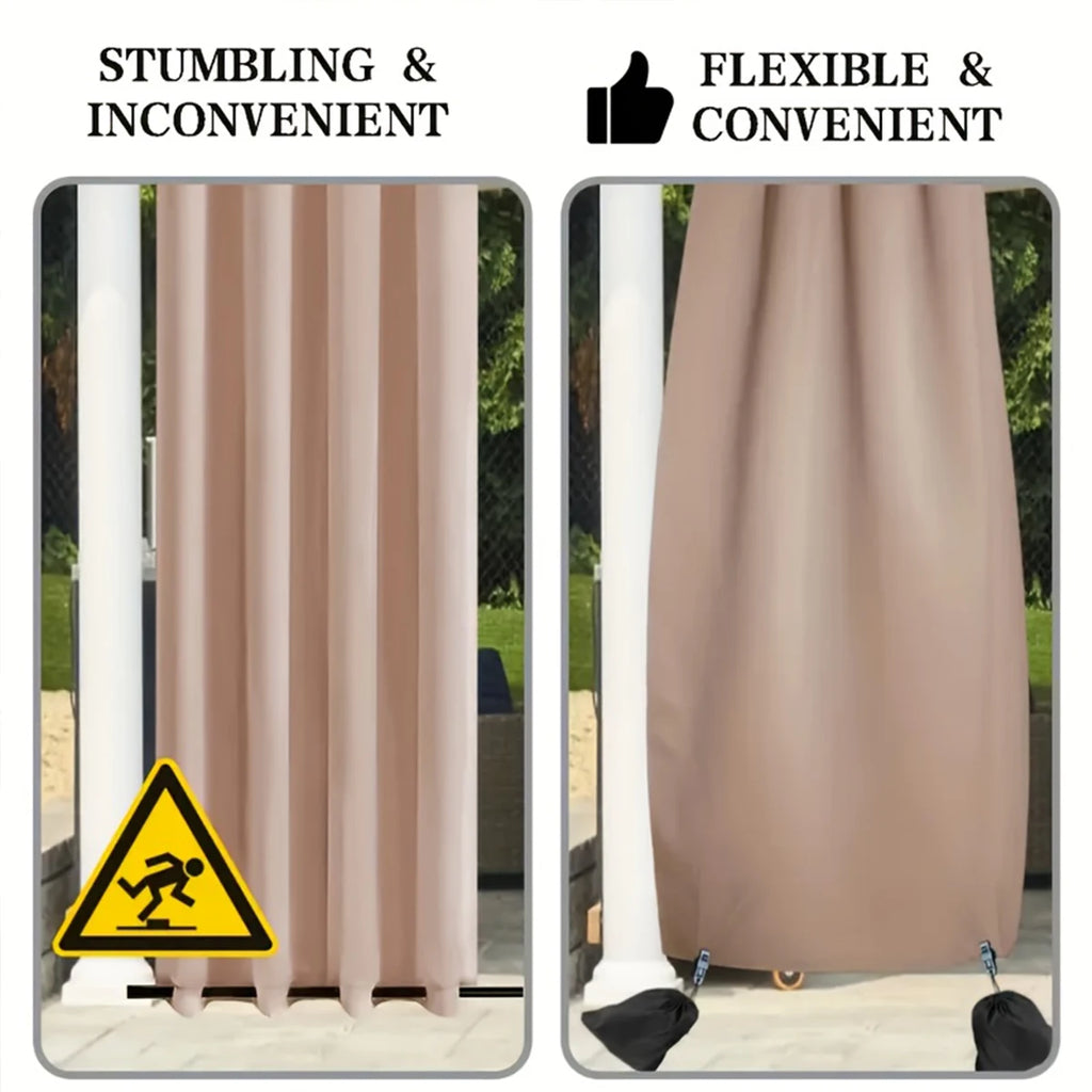 Windproof Curtain Weighted Bag Clips for Patio, Gazebo & Porch