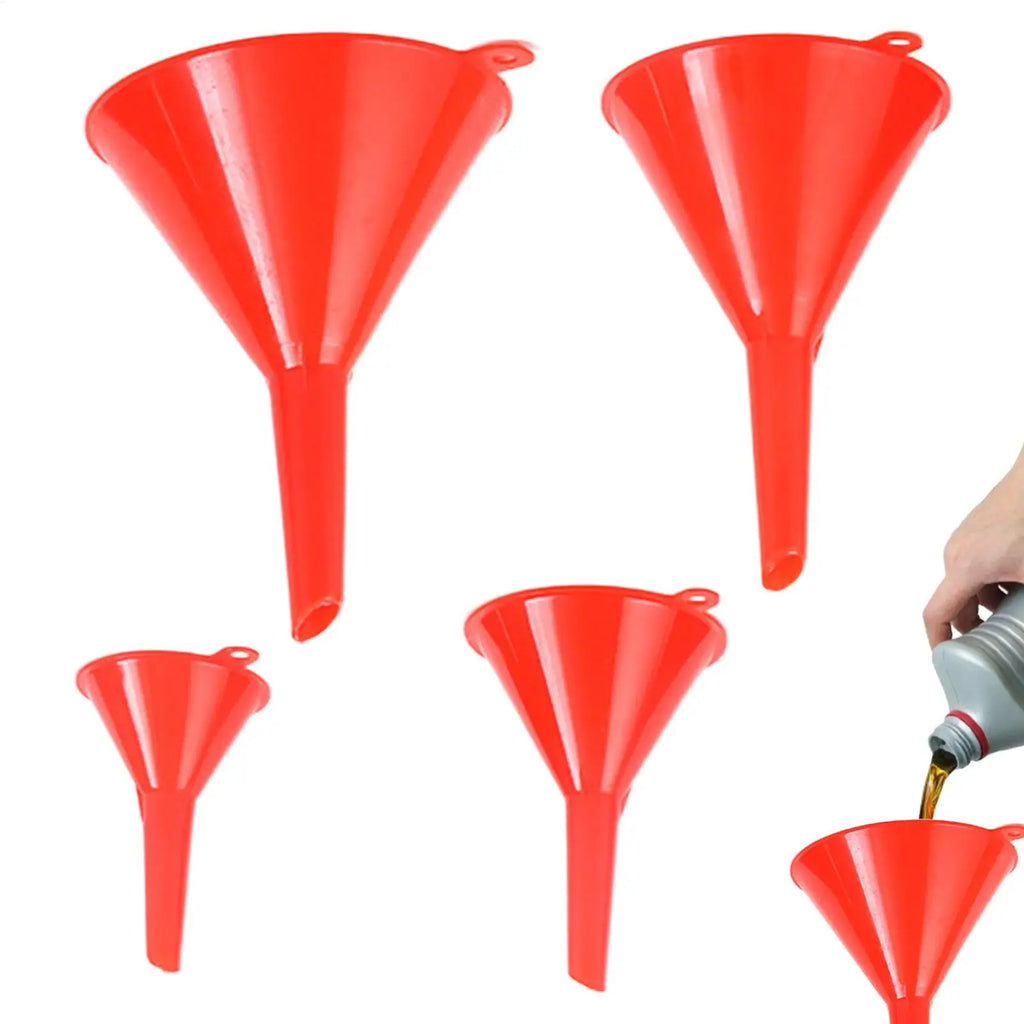 Funnel Reusable Tool Engine Oil Kitchen Laboratory Garage Car Vehicle