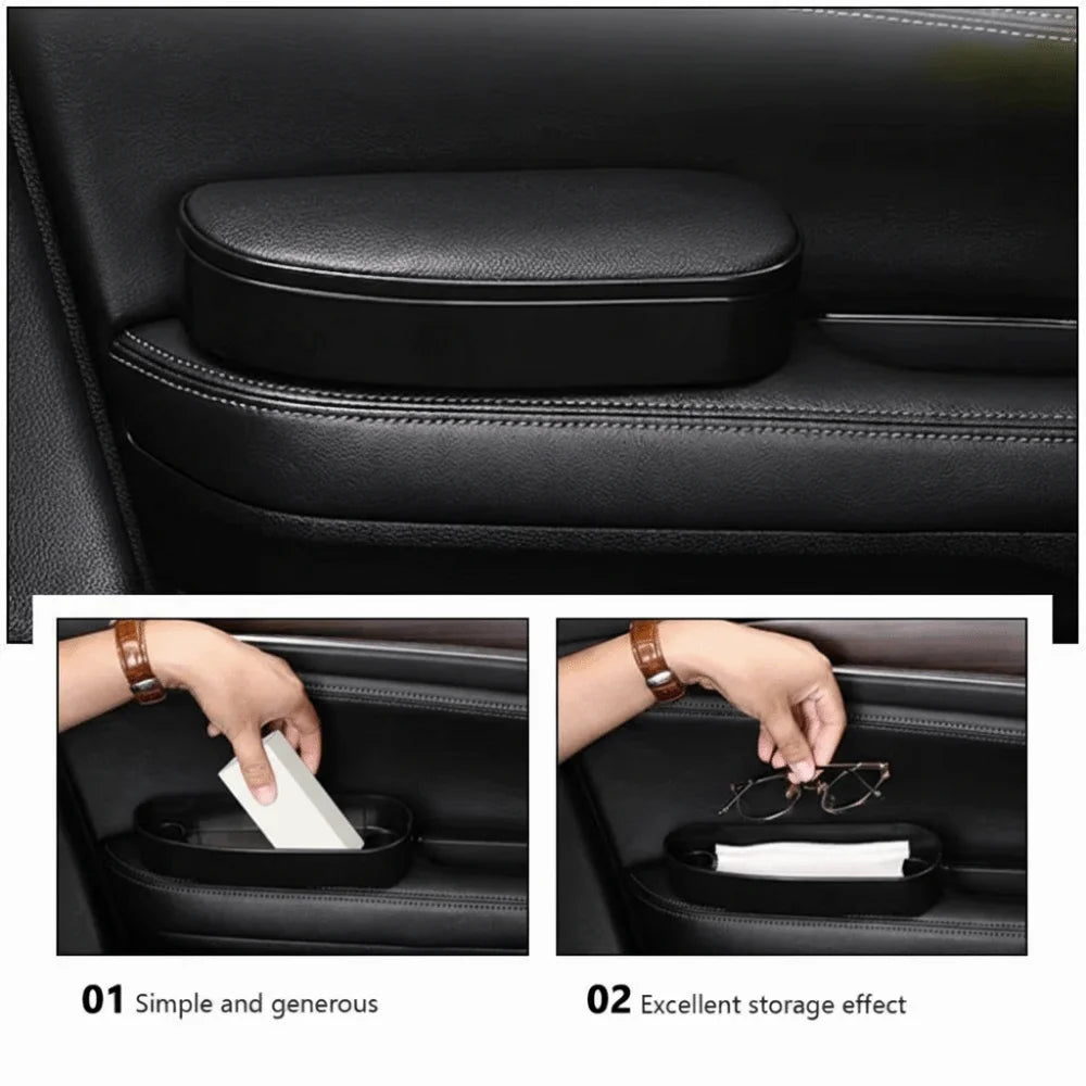 Anti Slip Auto Retractable Storage Box Adjustable Height Universal Zpaxo