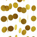 4M Gold Glitter Paper Banner Garland String Room Hanging Birthday