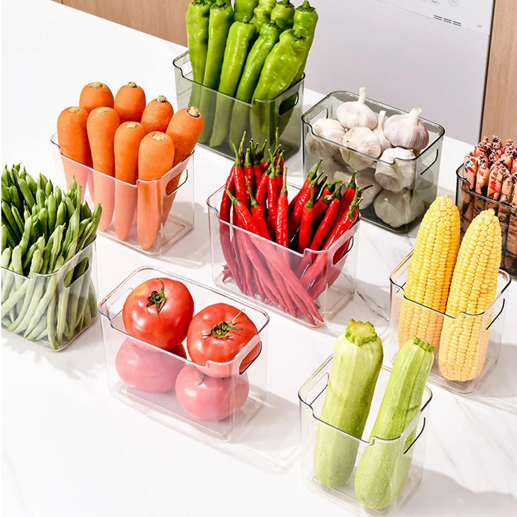 Refrigerator Side Door Storage Box Food Vegetable Fruit Eggs Fresh Organizer Household Kitchen Fridge Containers Storage Boxes Zpaxo