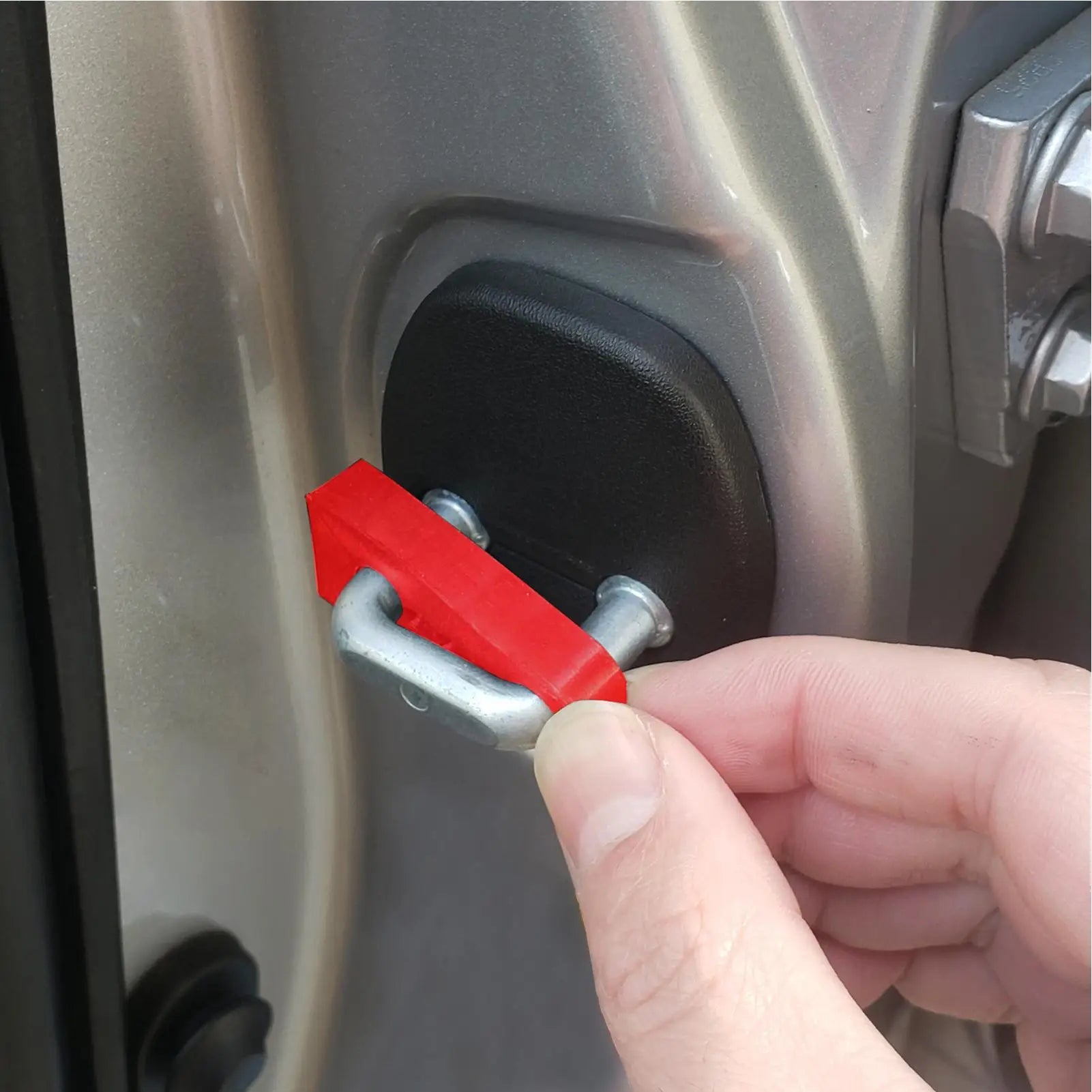 Car Door Lock Sound Damper Rubber Shock Absorber Wear Resistant Noise