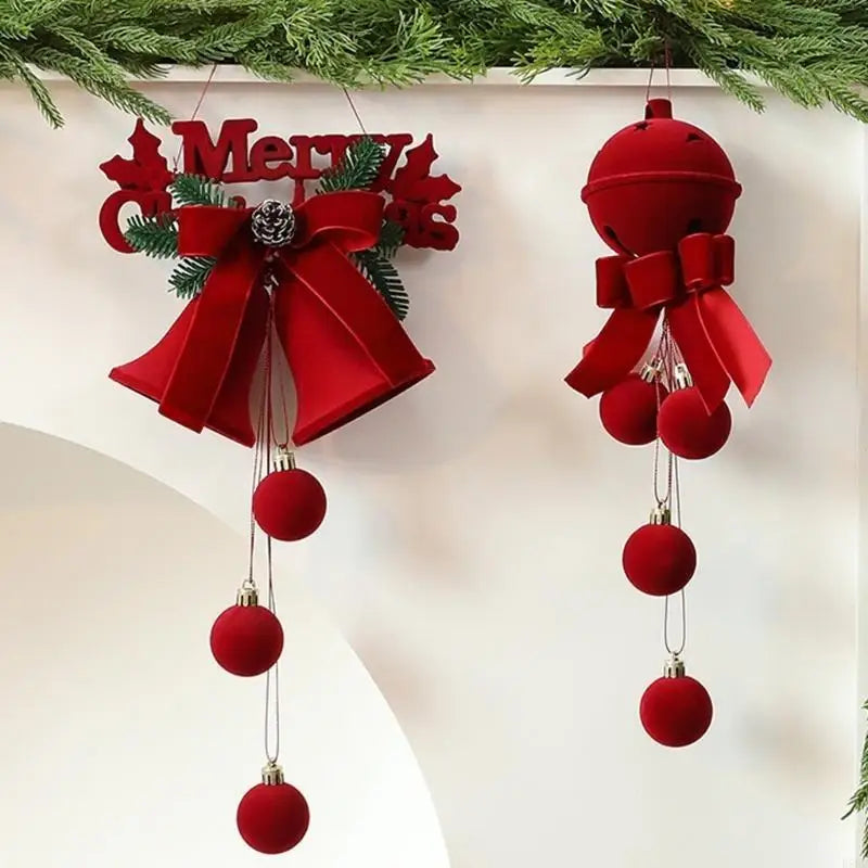 Nordic Bells Christmas Ornament Tree Decorations Ball Small Hanging