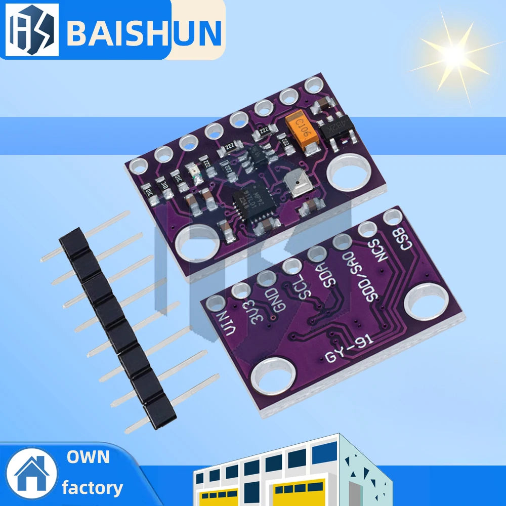 MPU-9250 9-Axis Motion Tracking Sensor Module Accel Gyro Compass SPI Zpaxo chip gy-6500
