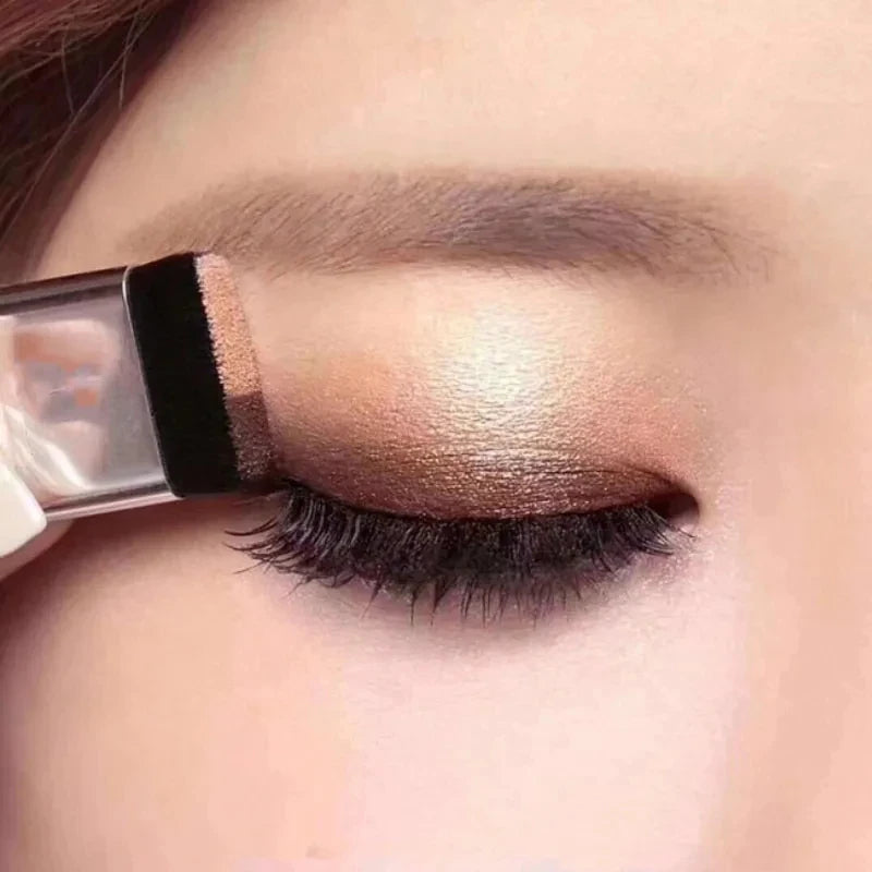 Two-color Matte Eye Shadow Double Small Box Lazy Easy Carry Eyeshadow
