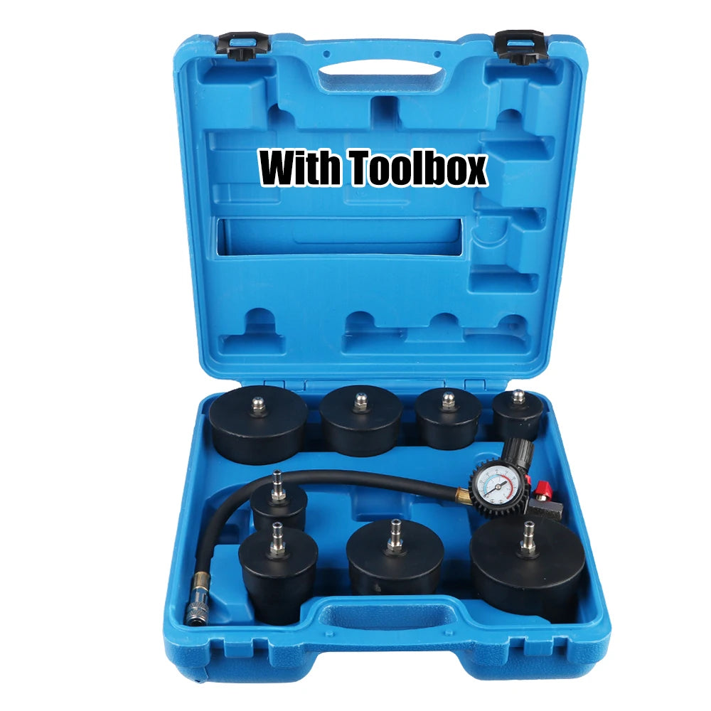 Car Turbocharger System Leak Tester 1-3 8'' 3-1 2'' Adapters Pressure